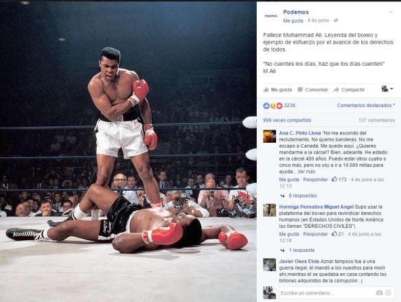 Podemos Muhammad Ali